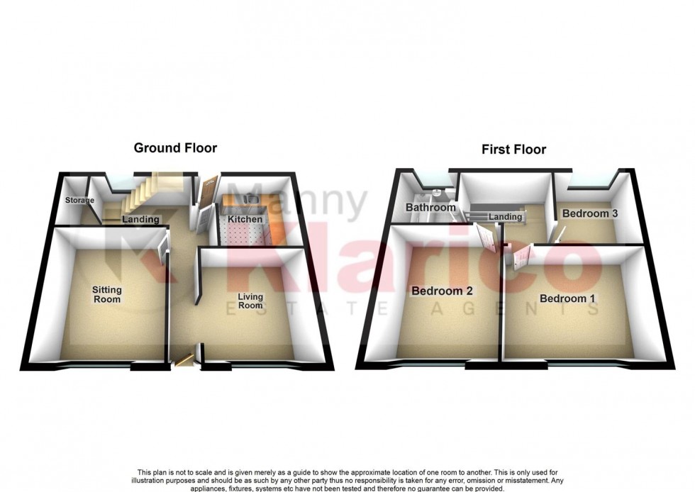 Floorplan for School Road, Yardley Wood