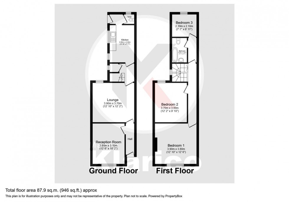 Floorplan for Bromyard Road, Birmingham