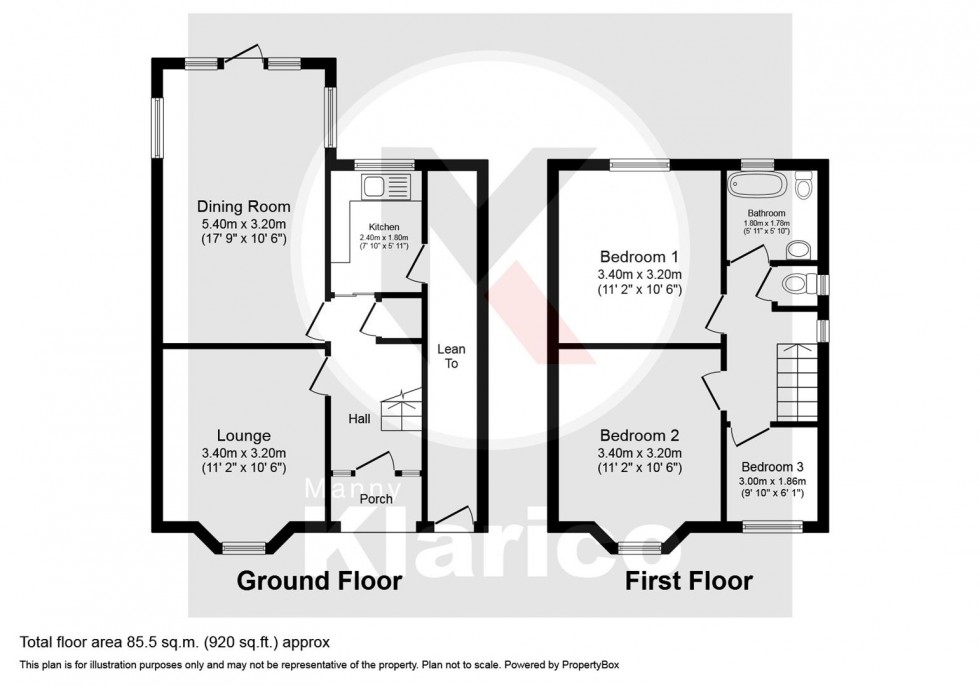 Floorplan for Allendale Road, Yardley