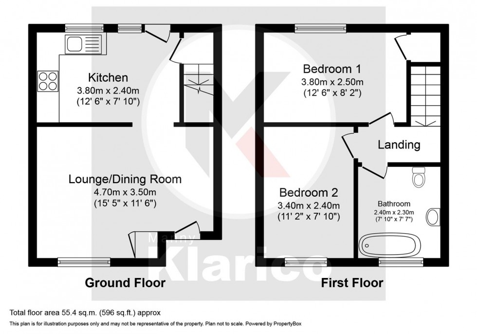 Floorplan for Heathcliff Road, Birmingham