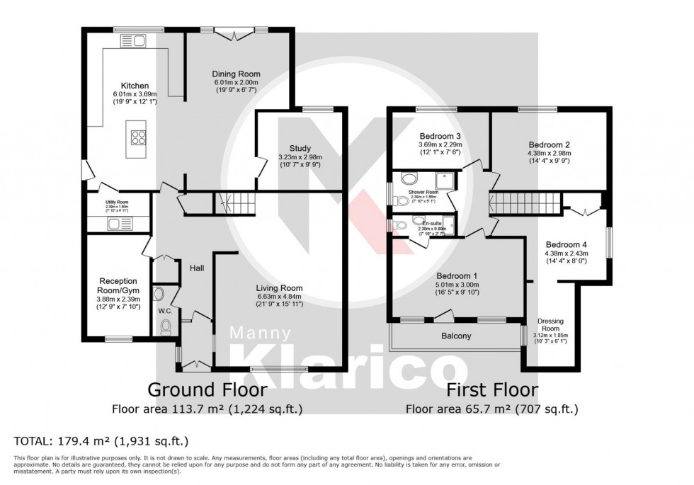 Floorplan for Shelsley Drive, Moseley