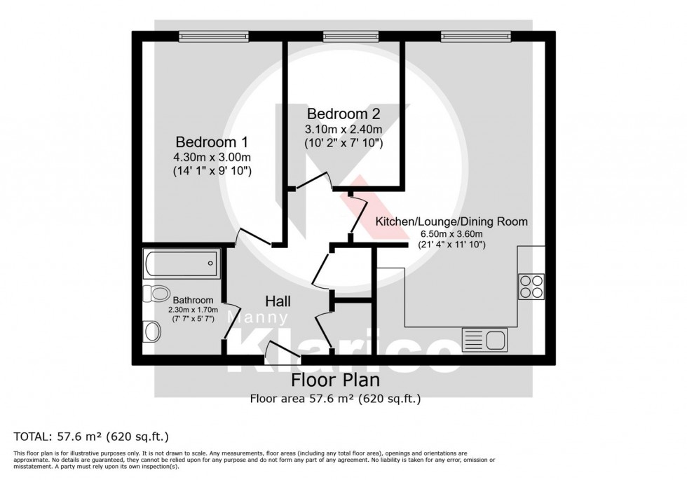 Floorplan for Welby Road, Hall Green